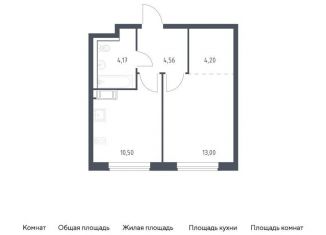 Продажа однокомнатной квартиры, 36.4 м2, Виллозское городское поселение