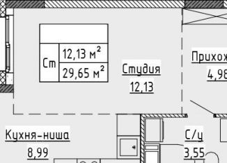 Квартира на продажу студия, 29.7 м2, Ленинградская область