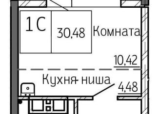 Продаю квартиру студию, 30.5 м2, Новосибирская область