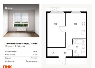 Продажа 1-комнатной квартиры, 31.9 м2, Щербинка, жилой комплекс Юнино, 1.1
