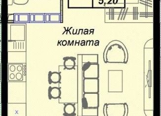 Продаю 1-комнатную квартиру, 33.9 м2, Краснодарский край