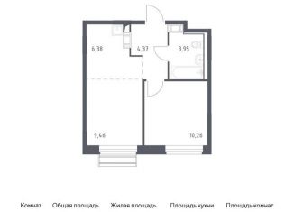 Продам 1-комнатную квартиру, 34.4 м2, село Лайково
