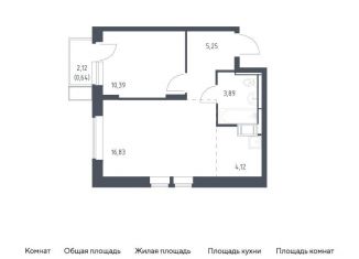 Продажа 1-ком. квартиры, 41.1 м2, Московская область