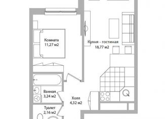Продам 2-комнатную квартиру, 39.8 м2, Мытищи, Троицкая улица, 3Г