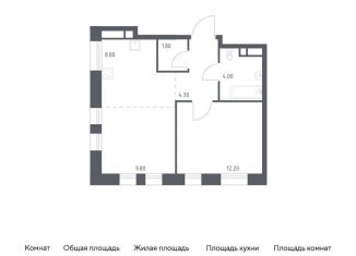 Продам двухкомнатную квартиру, 40.9 м2, Москва, Шоссейная улица, 90с59