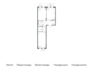 Продаю 2-комнатную квартиру, 57.5 м2, Московская область, жилой комплекс Горки Парк, к3.1