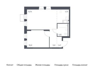 Продам 1-комнатную квартиру, 40.4 м2, Московская область, жилой комплекс Горки Парк, к4.2