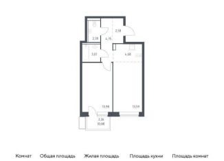 Продаю 1-комнатную квартиру, 45 м2, посёлок Жилино-1, жилой комплекс Егорово Парк, к3.2, ЖК Егорово Парк