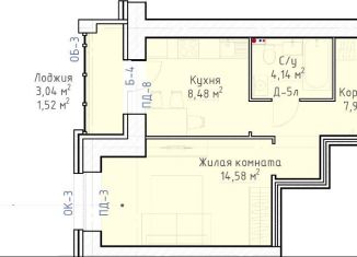 Продажа 1-комнатной квартиры, 36.7 м2, Кировская область, улица Красный Химик, 1