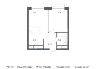 Продажа 1-комнатной квартиры, 37.1 м2, Балашиха, жилой квартал Новоград Павлино, к6