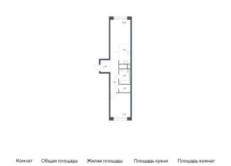 Продам 1-комнатную квартиру, 47 м2, Балашиха, жилой квартал Новоград Павлино, к8