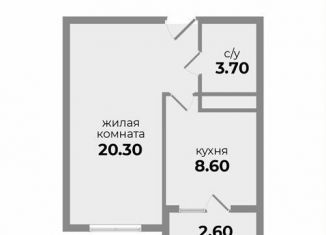 Продаю однокомнатную квартиру, 32.3 м2, Михайловск, Прекрасная улица, 17