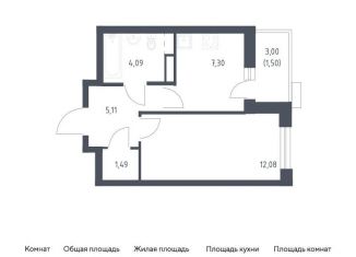 Продажа 1-комнатной квартиры, 31.3 м2, Москва, жилой комплекс Кленовые Аллеи, к12