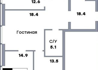 Продам 3-комнатную квартиру, 86.8 м2, Самара, метро Российская