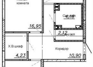 Продается двухкомнатная квартира, 69.3 м2, Воронеж, Ленинский район, улица Ворошилова, 90лит12