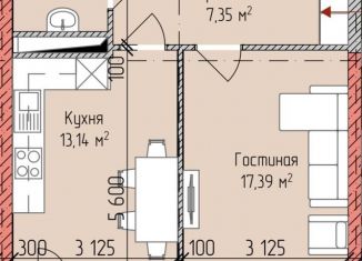Продается 1-комнатная квартира, 49 м2, Грозный, улица Ризвана Исаевича Гайдабаева, 39