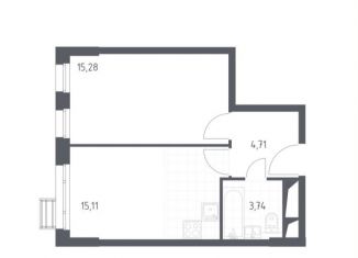 Продам 3-комнатную квартиру, 70.7 м2, Московская область, жилой комплекс Спутник, к17
