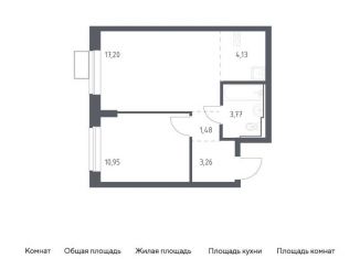 Продается 1-ком. квартира, 40.8 м2, посёлок Жилино-1, жилой комплекс Егорово Парк, к3.1, ЖК Егорово Парк