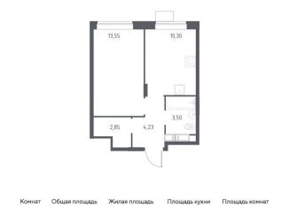Продаю 1-комнатную квартиру, 34.4 м2, Балашиха, жилой квартал Новоград Павлино, к34