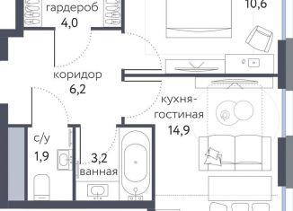 Продажа 2-комнатной квартиры, 40.8 м2, Москва, ВАО, Тагильская улица, 2к1