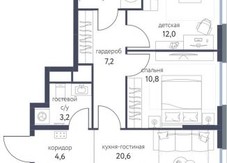 Продаю 3-комнатную квартиру, 62.9 м2, Москва, ВАО, Тагильская улица, 2к1