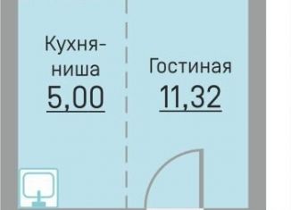 Продаю квартиру студию, 27.2 м2, Пермский край, Водопроводная улица, 6/4