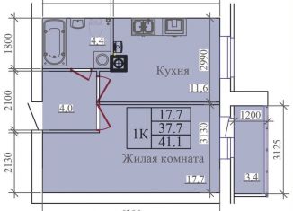 Продам 1-комнатную квартиру, 41.1 м2, Ивановская область, улица Павла Большевикова, 50