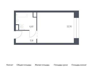 Продажа квартиры студии, 34.4 м2, Москва, метро Добрынинская, Стремянный переулок, 2