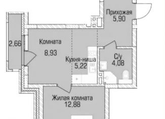 2-ком. квартира на продажу, 39.7 м2, Новосибирск, Калининский район
