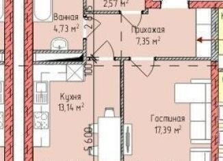 Продается однокомнатная квартира, 48.8 м2, Грозный, улица Ризвана Исаевича Гайдабаева, 37