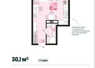 Квартира на продажу студия, 30 м2, Краснодар, Карасунский округ