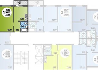 Продается 1-комнатная квартира, 35.7 м2, Анапа, улица Ленина, 243, ЖК Горгиппия Морская