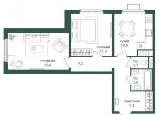 Продажа 2-ком. квартиры, 55.6 м2, Москва, район Чертаново Южное, Варшавское шоссе, 170Е