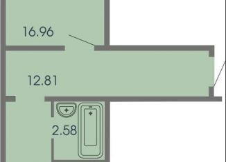 1-ком. квартира на продажу, 43.3 м2, Чебоксары, Ленинский район, проспект Геннадия Айги, поз25