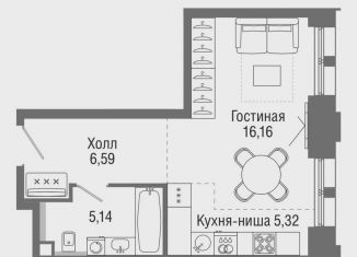 Продажа квартиры студии, 33.2 м2, Москва, Ильменский проезд, 14к1, Ильменский проезд