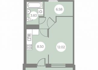 Продается 1-ком. квартира, 34 м2, Санкт-Петербург, метро Проспект Просвещения