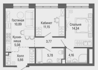 Продам 2-комнатную квартиру, 60.8 м2, Москва, Ильменский проезд, 14к1, Ильменский проезд