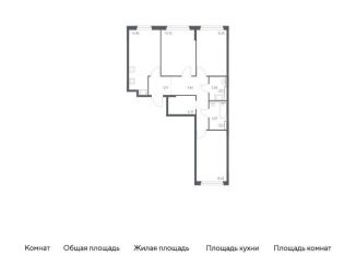 Продам 3-комнатную квартиру, 78 м2, Колпино, ЖК Новое Колпино