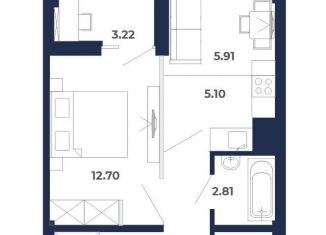 2-комнатная квартира на продажу, 39.1 м2, Иркутская область, улица Академика Герасимова, 11