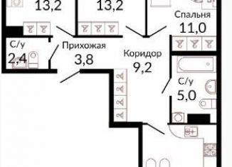 Продам 4-ком. квартиру, 80 м2, Краснодар