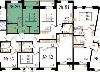 Продаю 1-ком. квартиру, 39.2 м2, Гатчина, Медицинский проезд