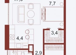 Продаю 1-комнатную квартиру, 47 м2, Москва, ЦАО