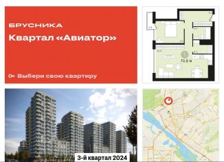 Продам 1-комнатную квартиру, 70.8 м2, Новосибирская область, улица Аэропорт, 88