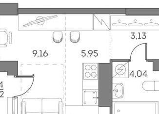 Продам квартиру студию, 23.1 м2, Москва, Нижегородский район, Рязанский проспект, 2с27