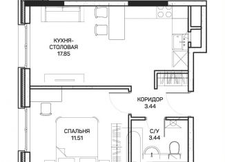 Продается однокомнатная квартира, 36.5 м2, Москва, улица Корнейчука, 27, район Бибирево