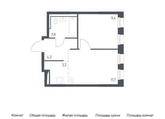 Продажа 1-комнатной квартиры, 32.3 м2, Москва, Ленинградское шоссе, 229Ак2