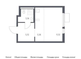 Продажа квартиры студии, 26.4 м2, Московская область, жилой комплекс Горки Парк, 8.1