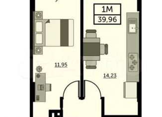 Продам однокомнатную квартиру, 40.2 м2, Ростов-на-Дону, улица 23-я Линия, 54с7, ЖК Город у Реки