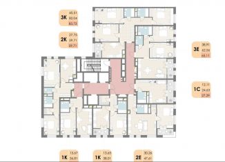 Продаю 1-ком. квартиру, 39.8 м2, Московская область, Новорязанское шоссе, 6