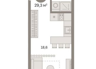 Продажа квартиры студии, 29.3 м2, Москва, Дубининская улица, вл59к2